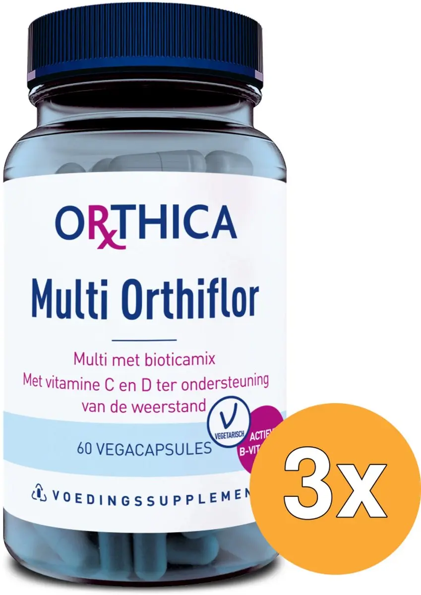 3x Orthica Multi Orthiflor (60 vega capsules)