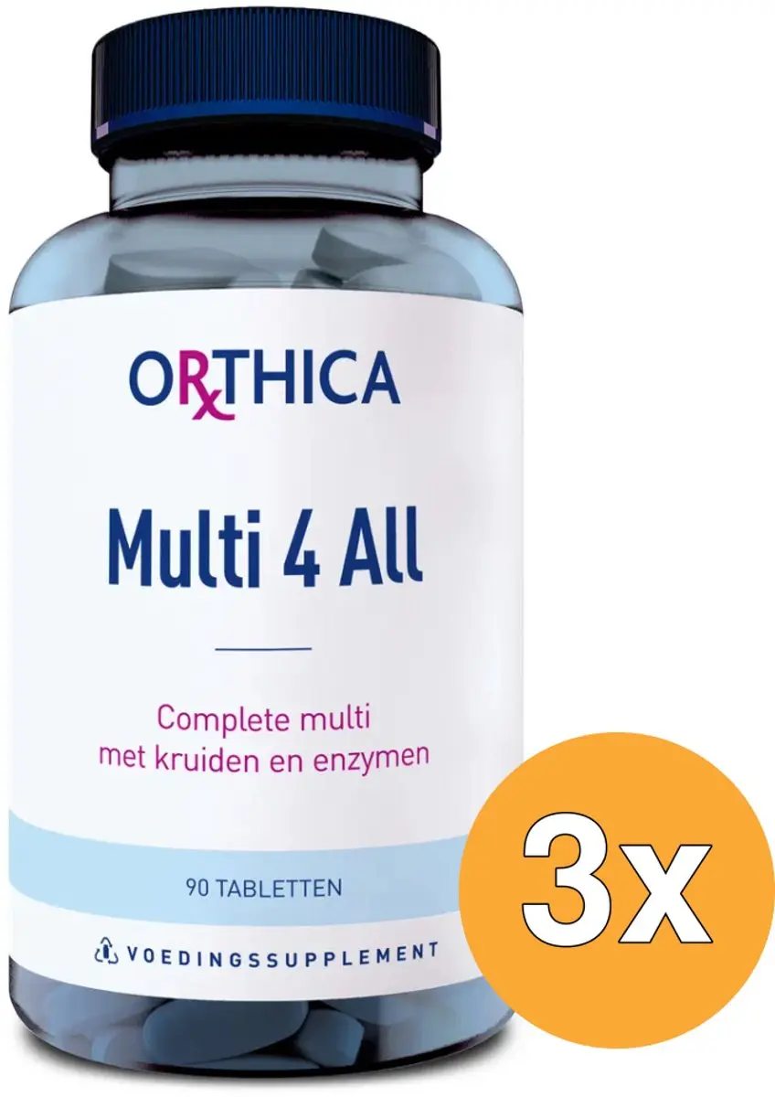 3x Orthica Multi 4 All (90 tabletten)