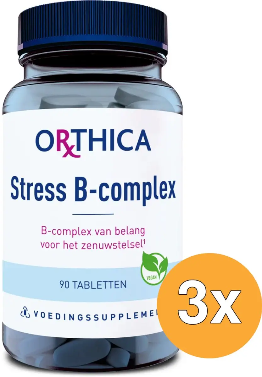 3x Orthica Stress B Complex (90 tabletten)