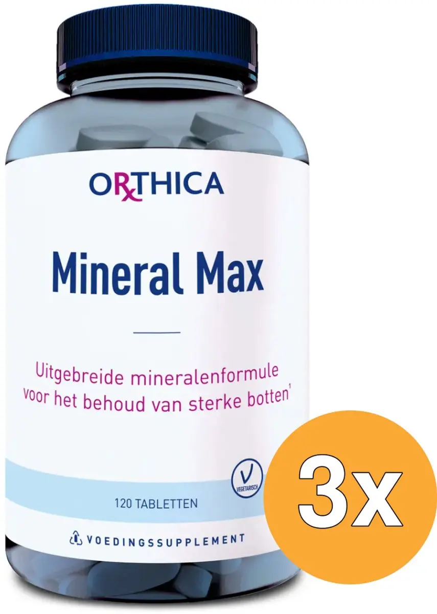 3x Orthica Mineral Max (120 tabletten)