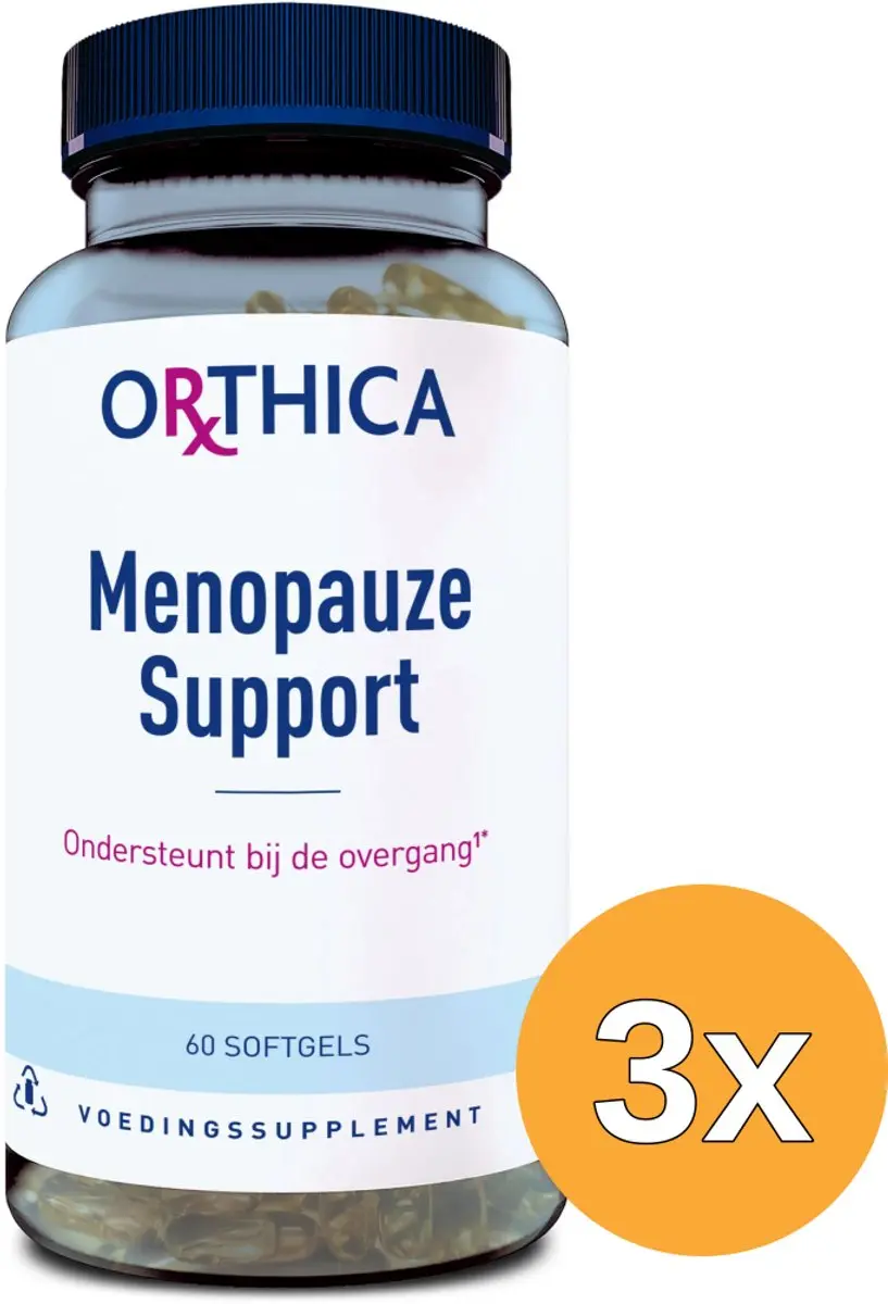 3x Orthica Menopauze Support (60 softgels)