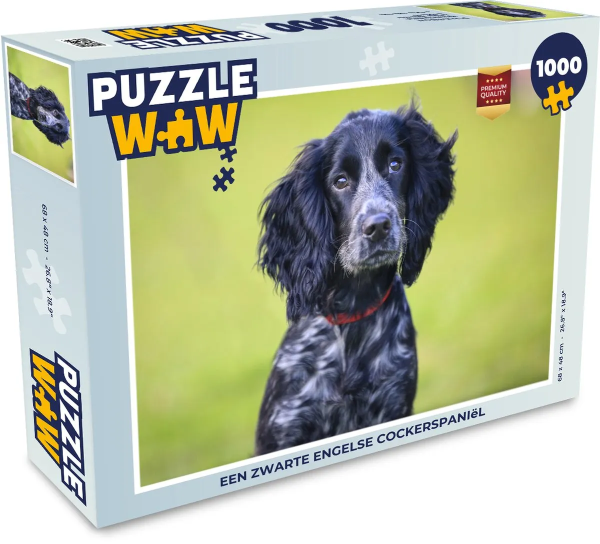 PuzzleWow Engelse Cocker Spaniel Legpuzzel 1000 Stuks