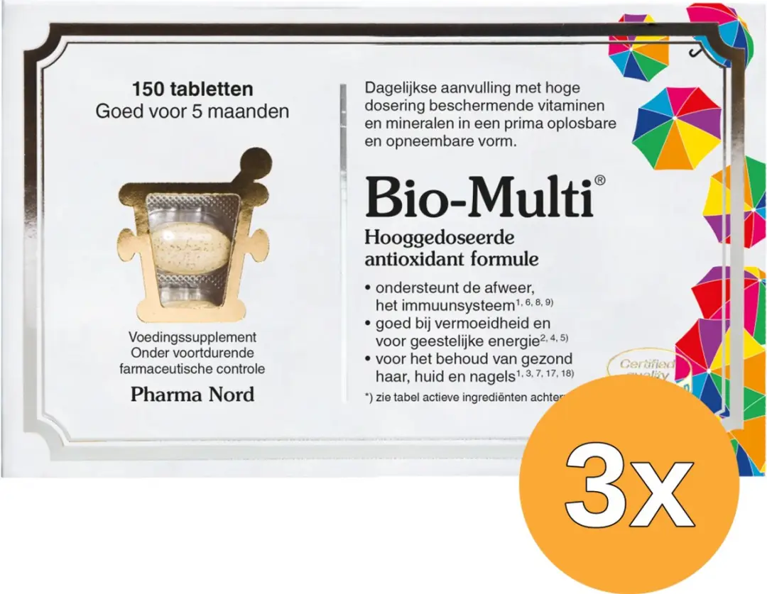 3x Pharma Nord Bio Multi (150 tabletten)