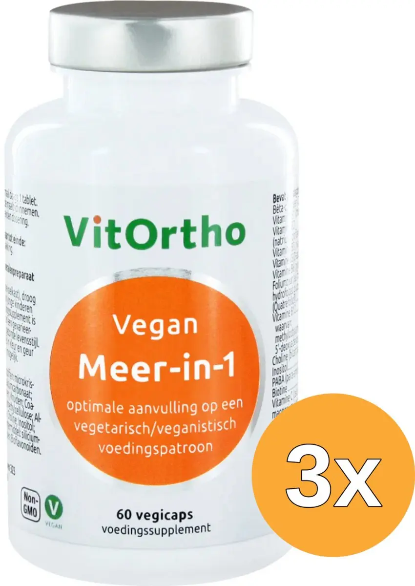 3x Vitortho Meer In 1 Vegan (60 vega capsules)