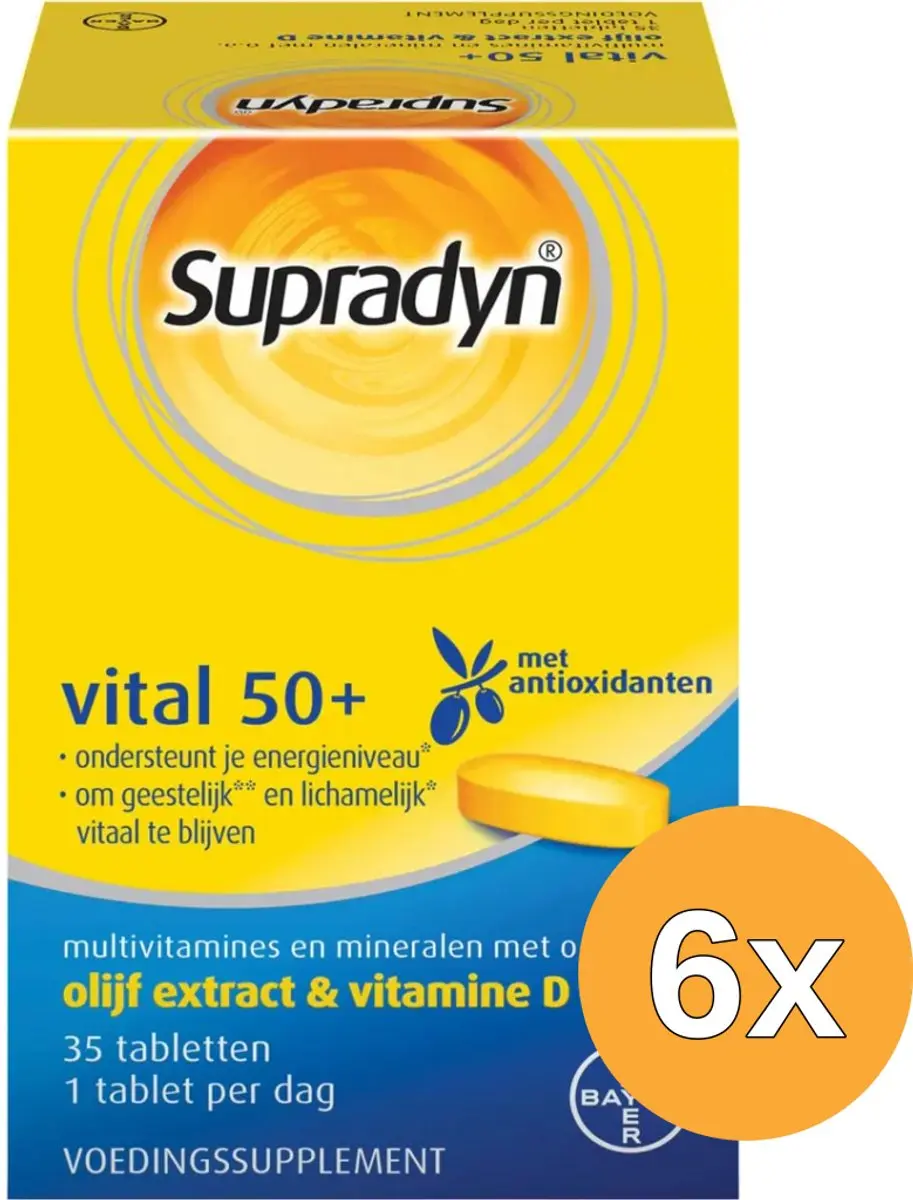 6x Supradyn Vital 50+ (35 tabletten)