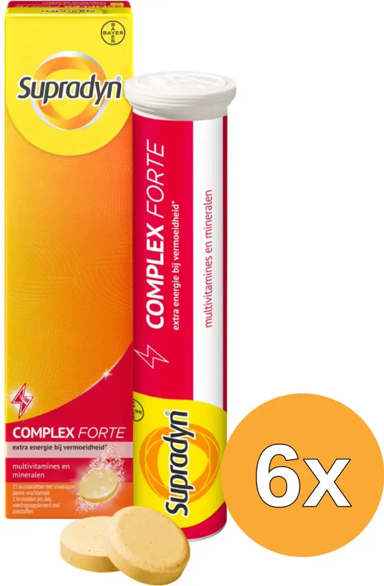 6x Supradyn Complex forte (15 bruistabletten)