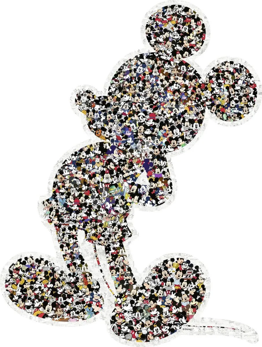 Ravensburger Mickey Shaped Legpuzzel 945 Stuks - Multicolor
