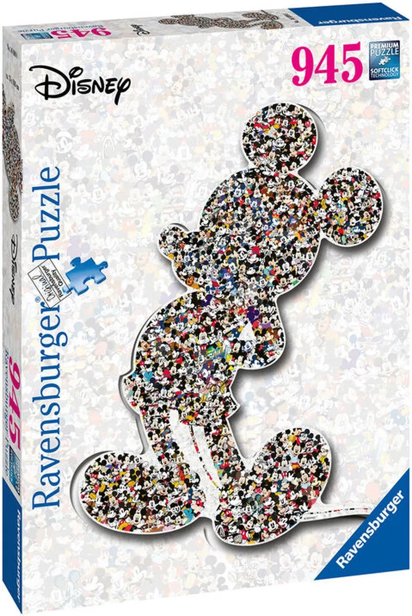 Ravensburger Mickey Shaped Legpuzzel 945 Stuks - Multicolor