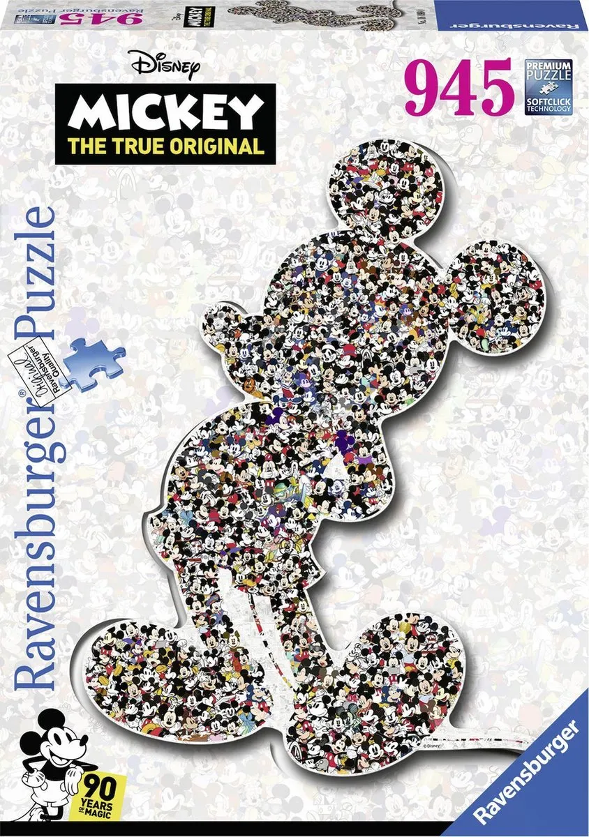Ravensburger Mickey Shaped Legpuzzel 945 Stuks