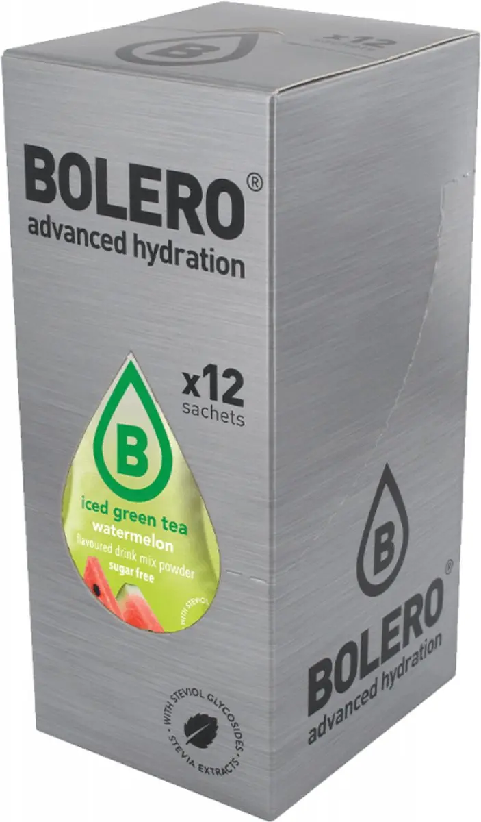 Bolero Iced Green Tea Watermelon - 12x8g