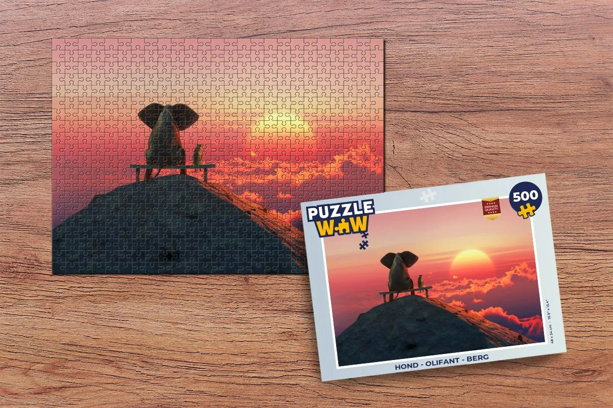 PuzzleWow Legpuzzel 500 Stuks - Multicolor