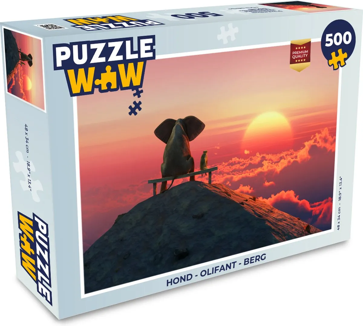 PuzzleWow Legpuzzel 500 Stuks
