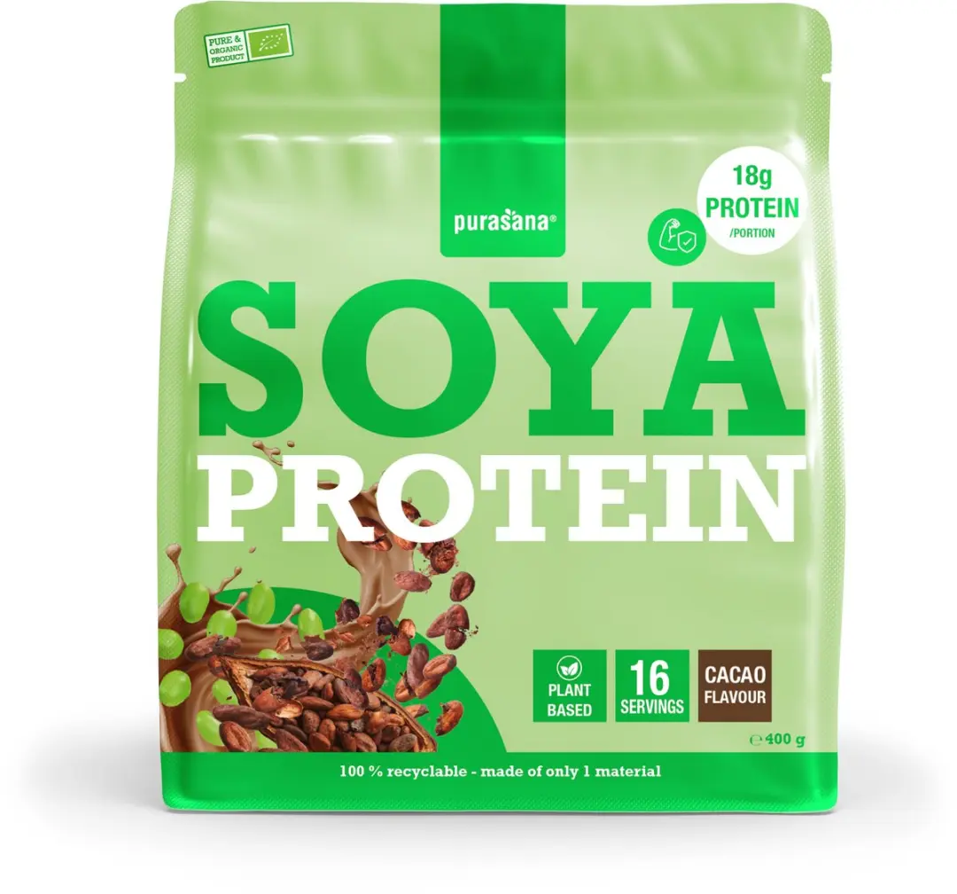 Purasana Plant Protein Soja Cacao Bio 400g