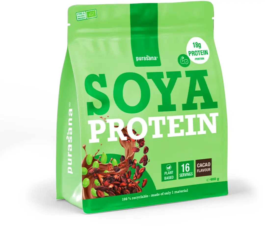 Purasana Plant Protein Soja Cacao Bio 400g