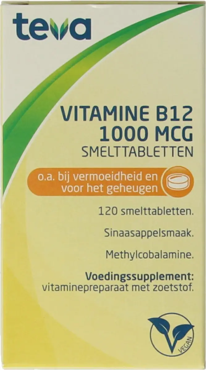 Teva Vitamine B12 1000mcg - 120 Tabletten