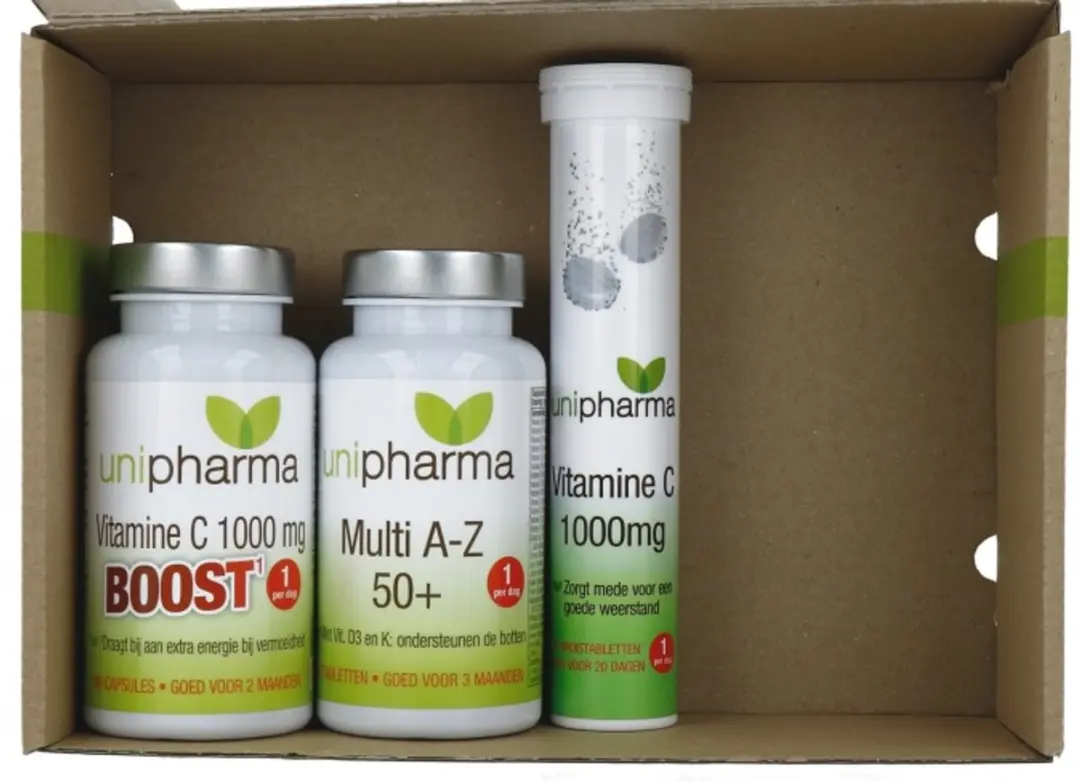 Unipharma Combibox Weerstand 50+ - 1mg