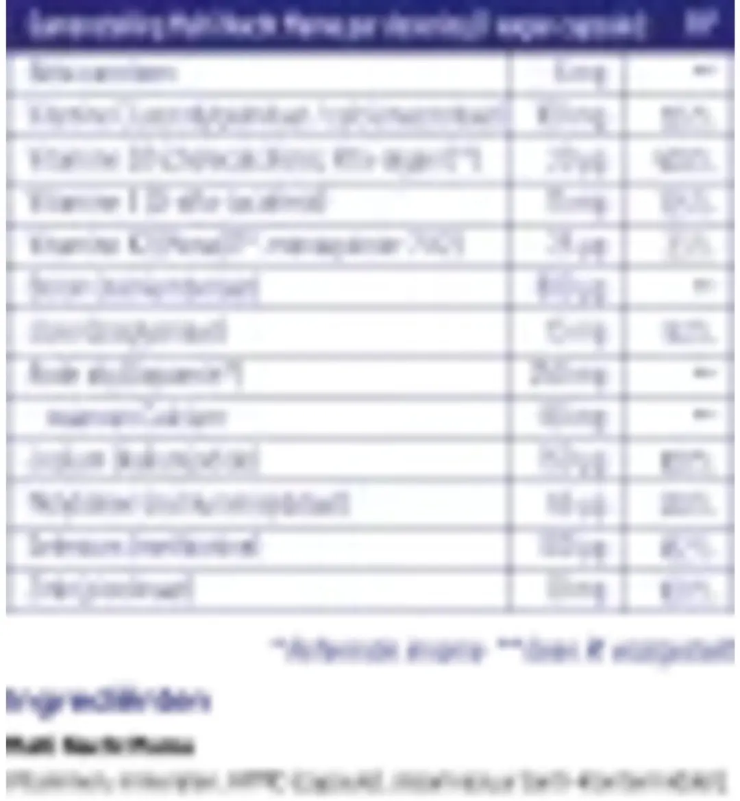 Vitakruid Multi Nacht Mama 30 Capsules