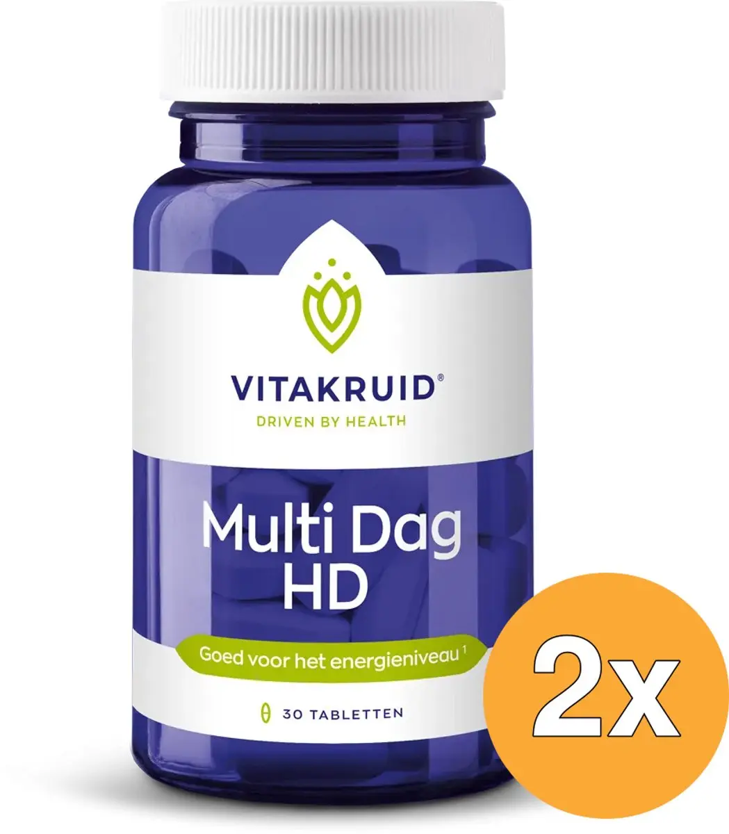 2x Vitakruid Multi Dag HD (30 tabletten)