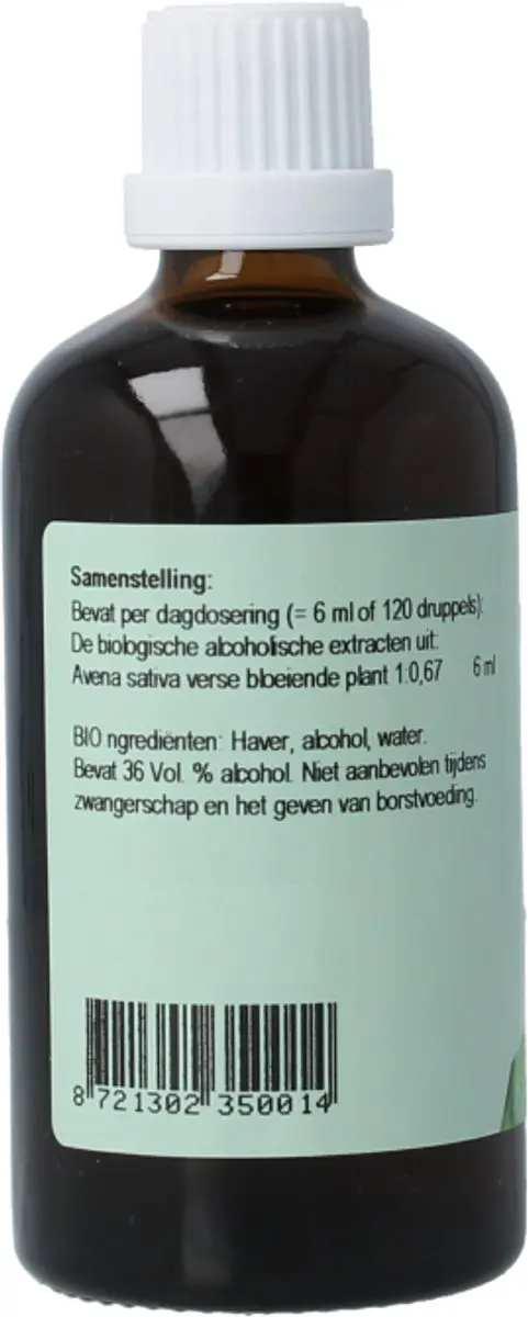 Fytomed Avena sativa Bio 100ml - afbeelding 5 van 6