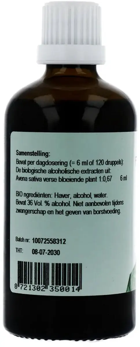 Fytomed Avena sativa Bio 100ml - afbeelding 2 van 6