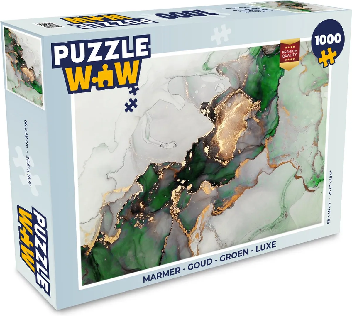 PuzzleWow Marmer Luxe Legpuzzel 1000 Stuks