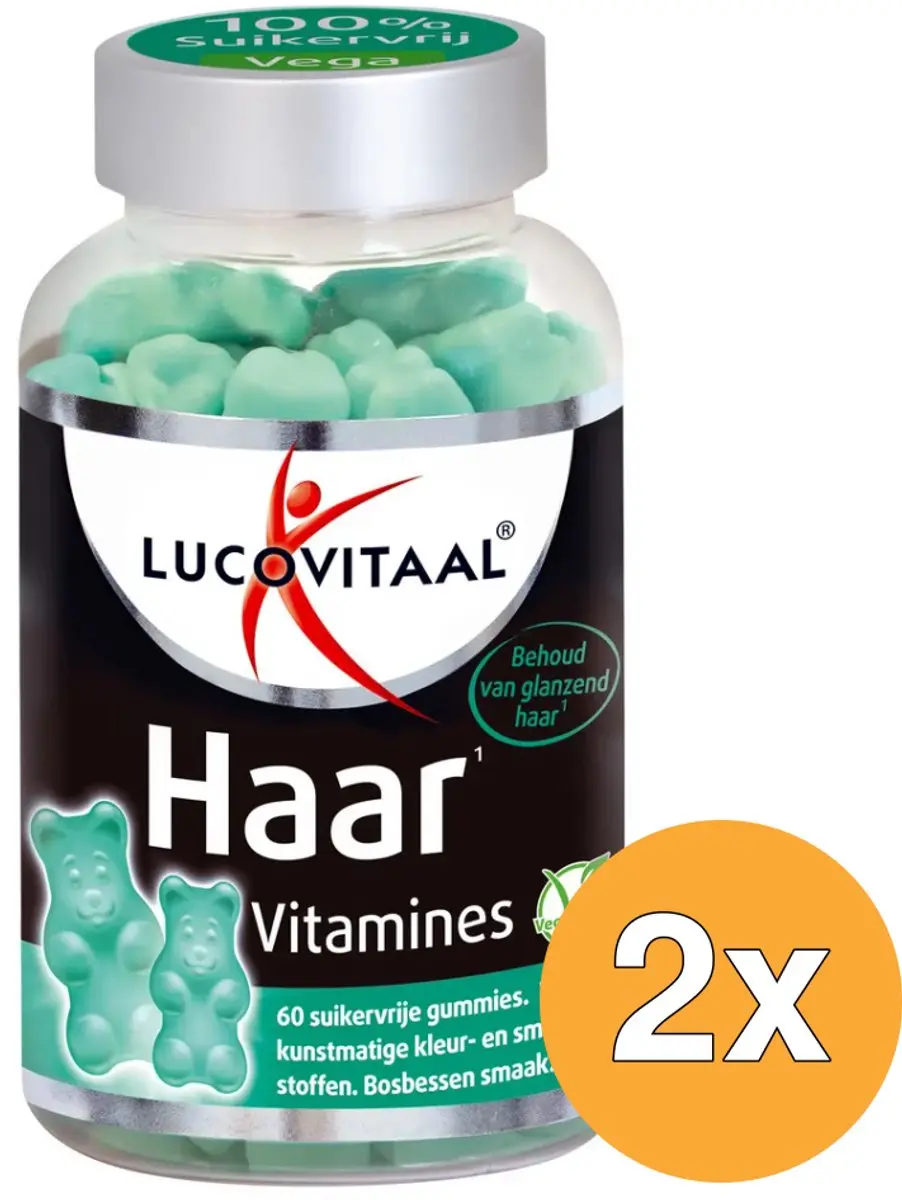 2x Lucovitaal Haar Vitamines (60 gummies)