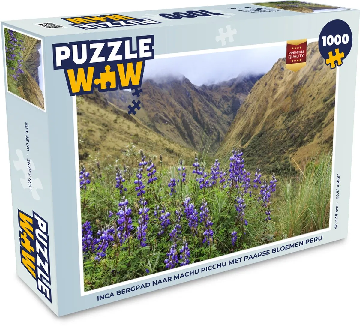 PuzzleWow Inca Machu Picchu Legpuzzel 1000 Stuks