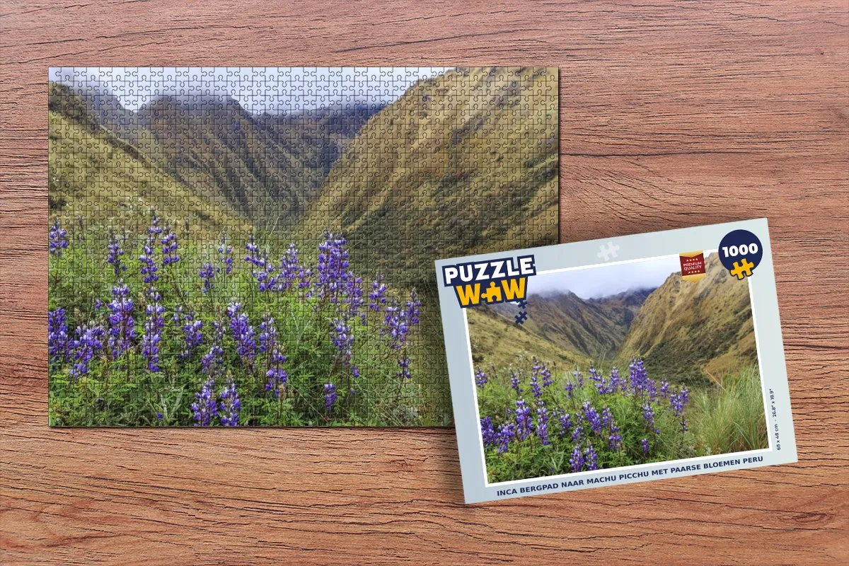 PuzzleWow Inca Machu Picchu Legpuzzel 1000 Stuks - Multicolor
