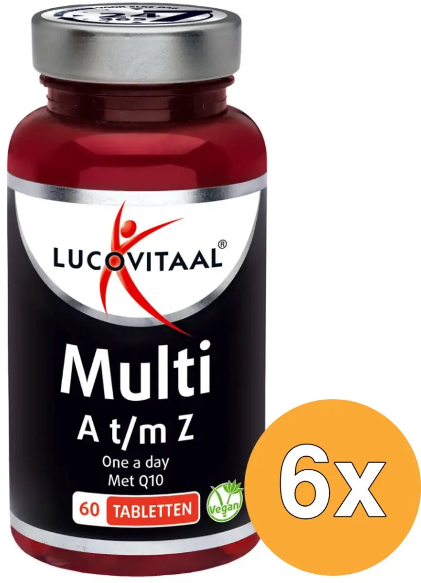 6x Lucovitaal Multi A-Z (60 tabletten)