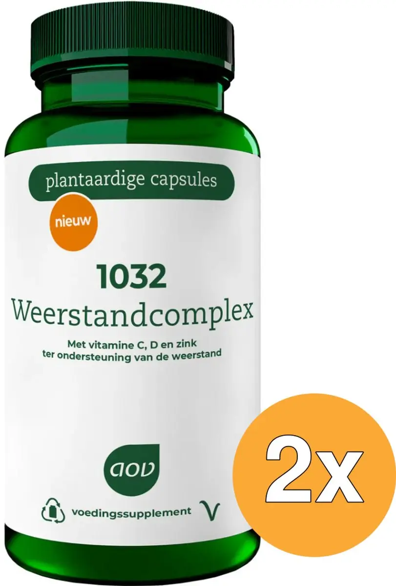 2x AOV 1032 Weerstandscomplex (60 vega capsules)