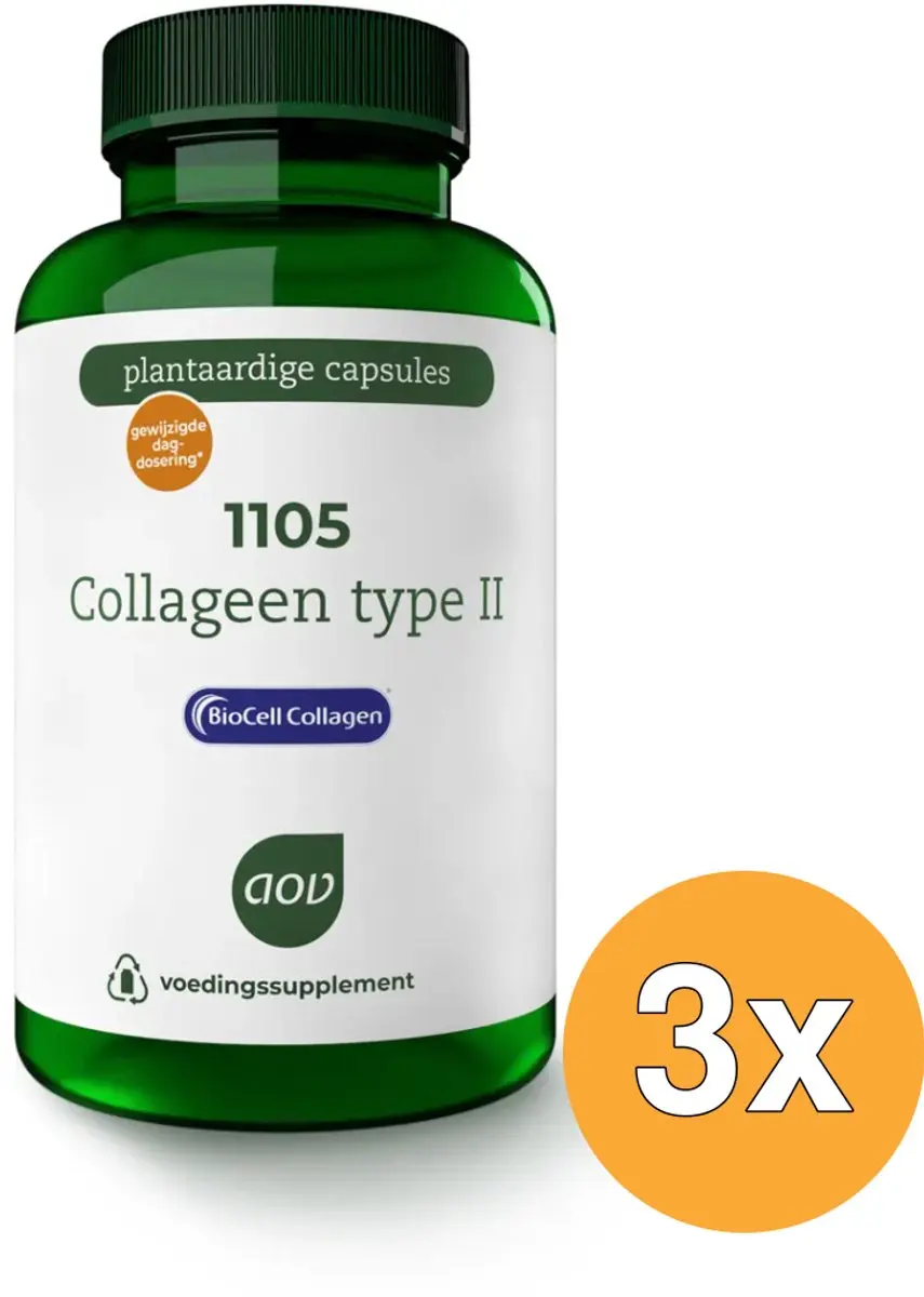 3x Aov 1105 Collageen Type Ii (90 vega capsules)