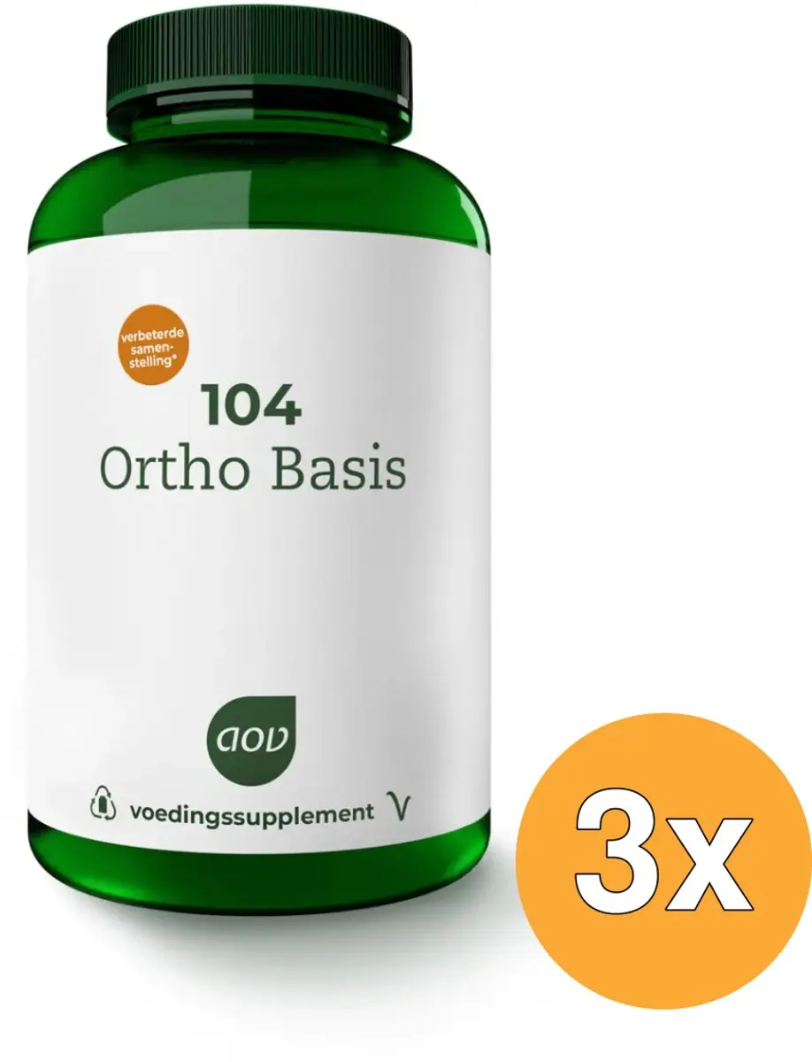 3x AOV 104 Ortho basis multi (180 tabletten)