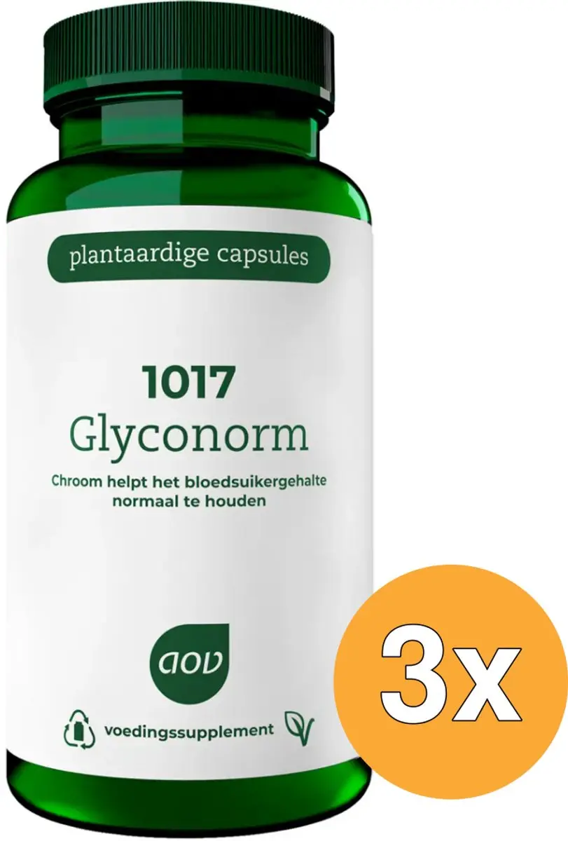 3x Aov 1017 Glycocomplex (60 vega capsules)