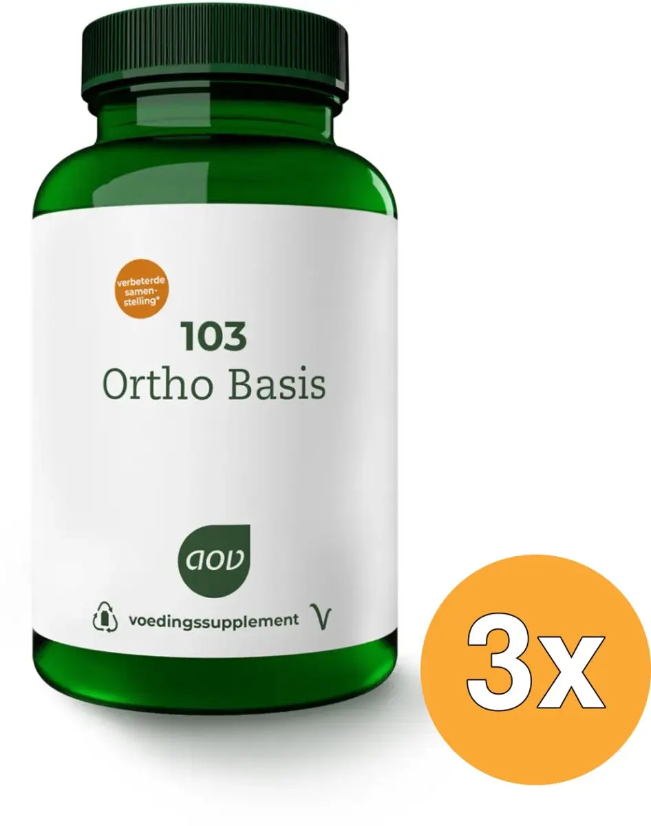3x AOV 103 Ortho basis (90 tabletten)