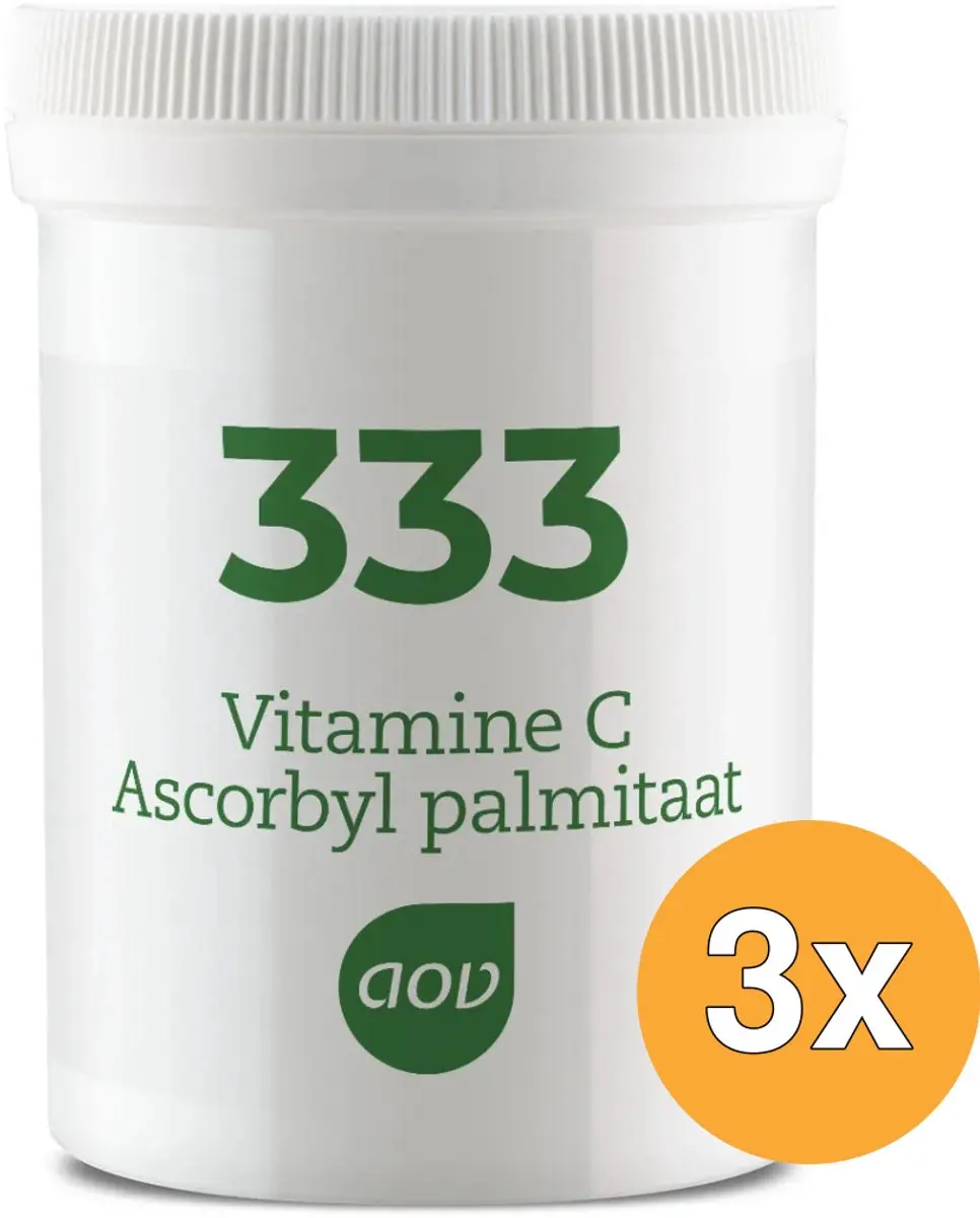 3x AOV 333 Vitamine C ascorbyl palmitaat (60 gr)