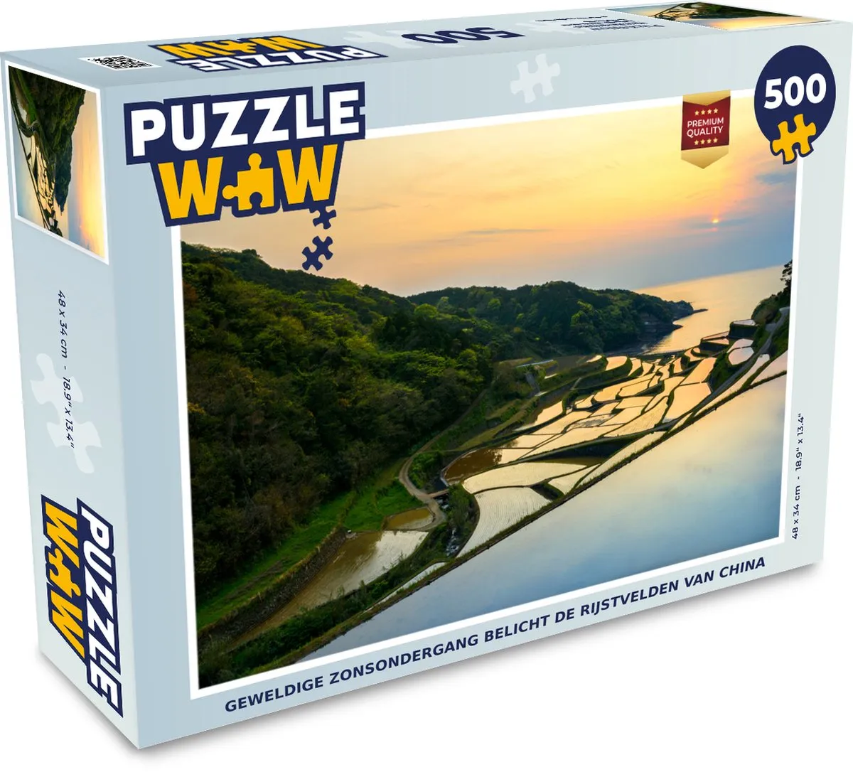 PuzzleWow Legpuzzel 500 Stuks - Multicolor