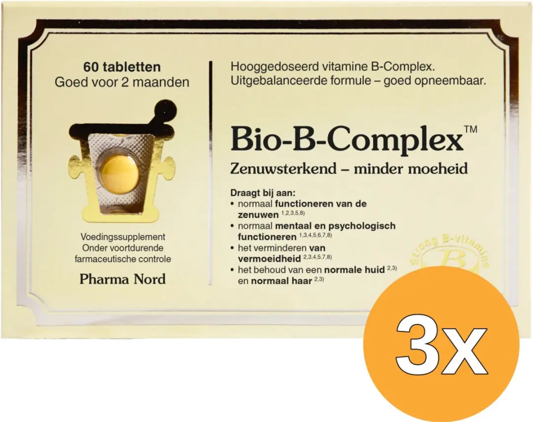 3x Pharma Nord Bio B Complex (60 tabletten)