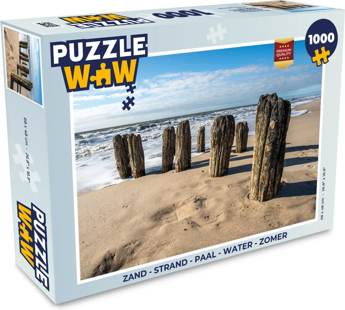 PuzzleWow Legpuzzel 1000 Stuks - Multicolor