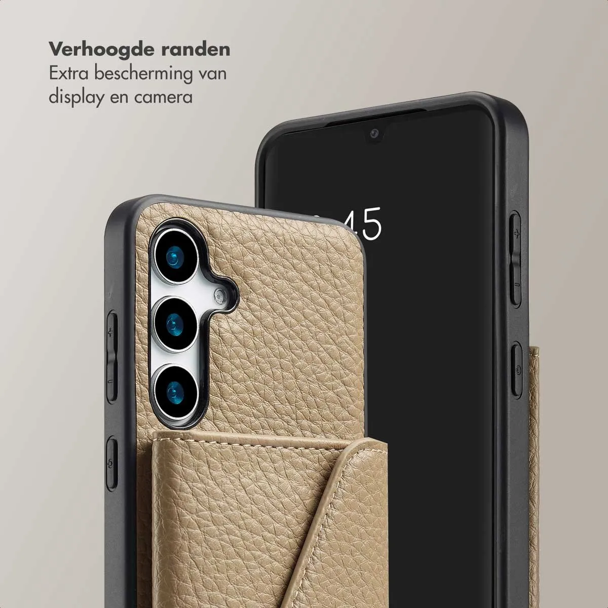 Selencia Koordhoes Samsung Galaxy S24/S25 - Taupe