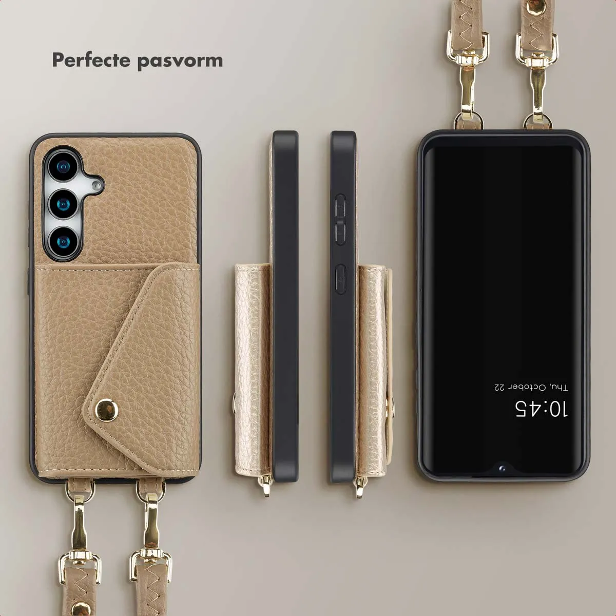 Selencia Koordhoes Samsung Galaxy S24/S25 - Taupe
