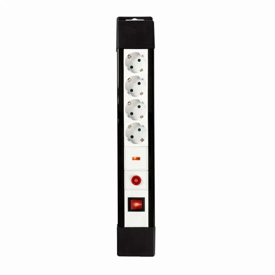 Nedis Stekkerdoos 4-wegs 3500W 3m - Zwart