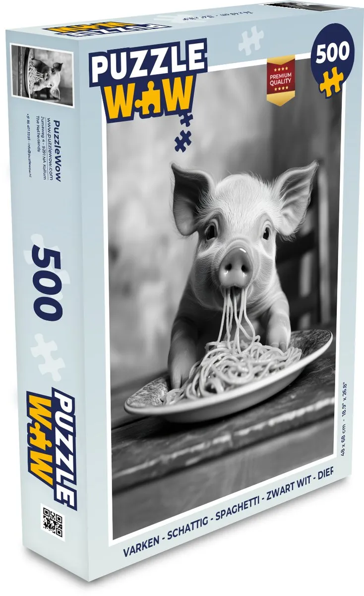 PuzzleWow Varken Legpuzzel 500 Stuks