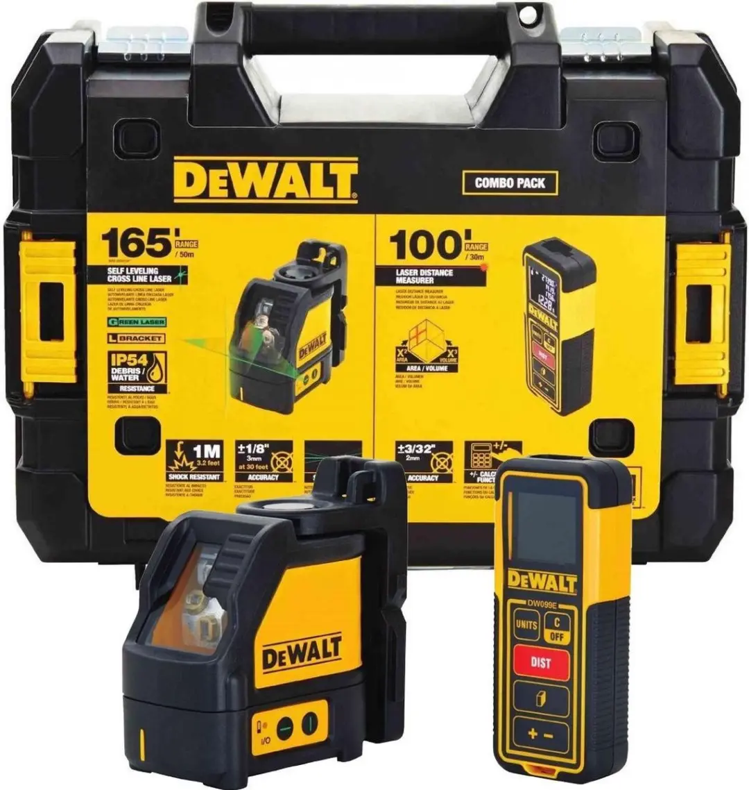 DeWalt DW0889CG Zelfnivellerende Kruislijnlaser - Groen - 30m - afbeelding 2 van 6