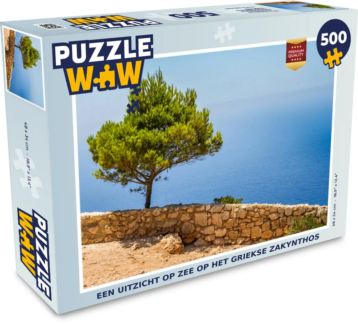 PuzzleWow Legpuzzel Zakynthos Griekenland 500 Stuks