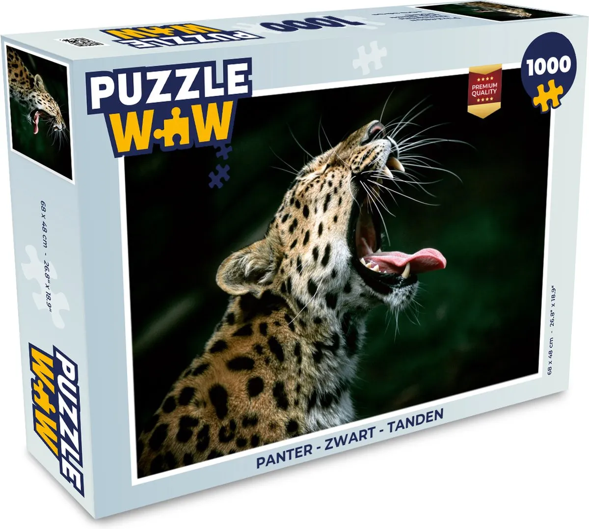 PuzzleWow Panter Legpuzzel 1000 Stuks