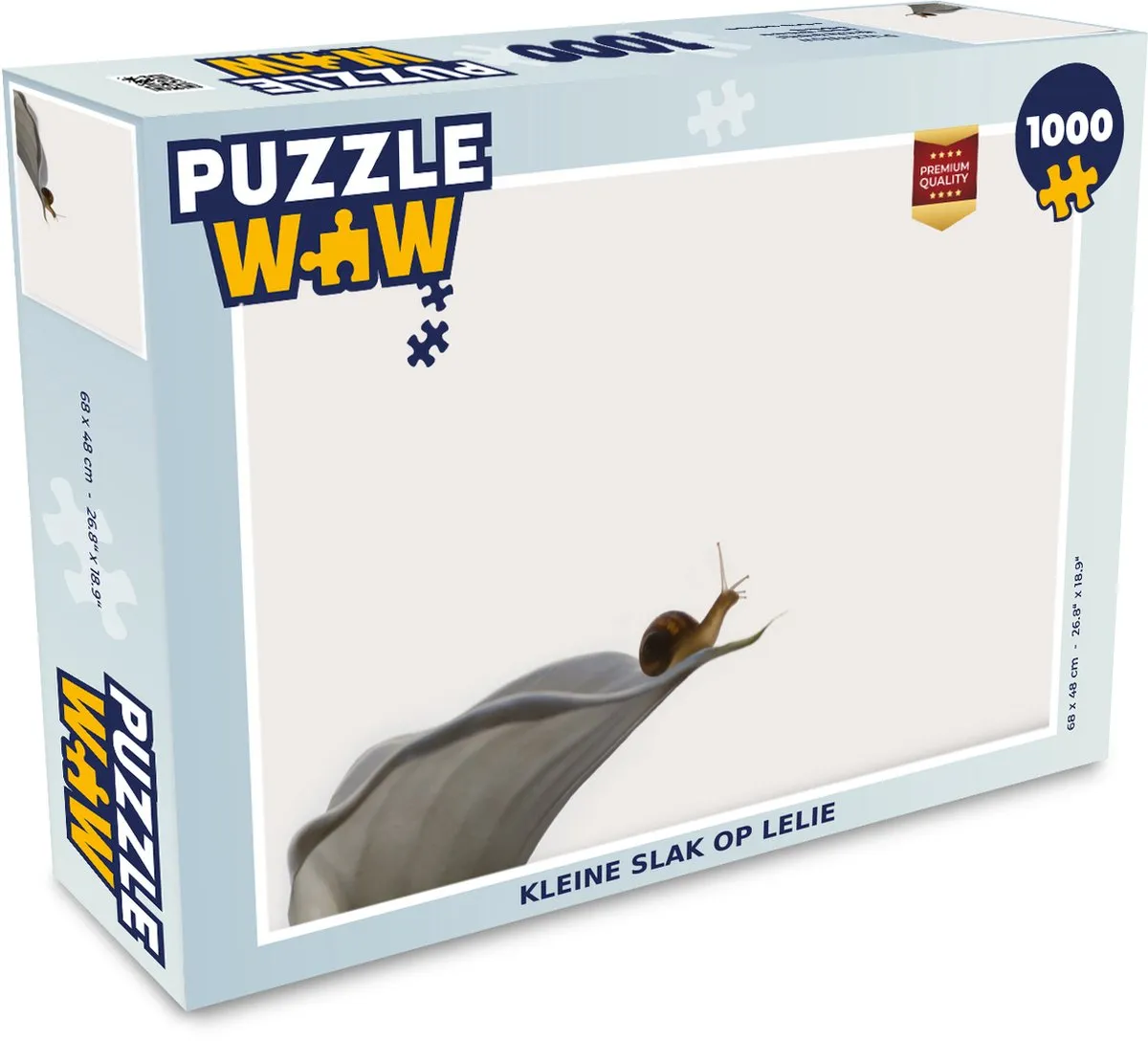 PuzzleWow Slak Lelie Legpuzzel 1000 Stuks