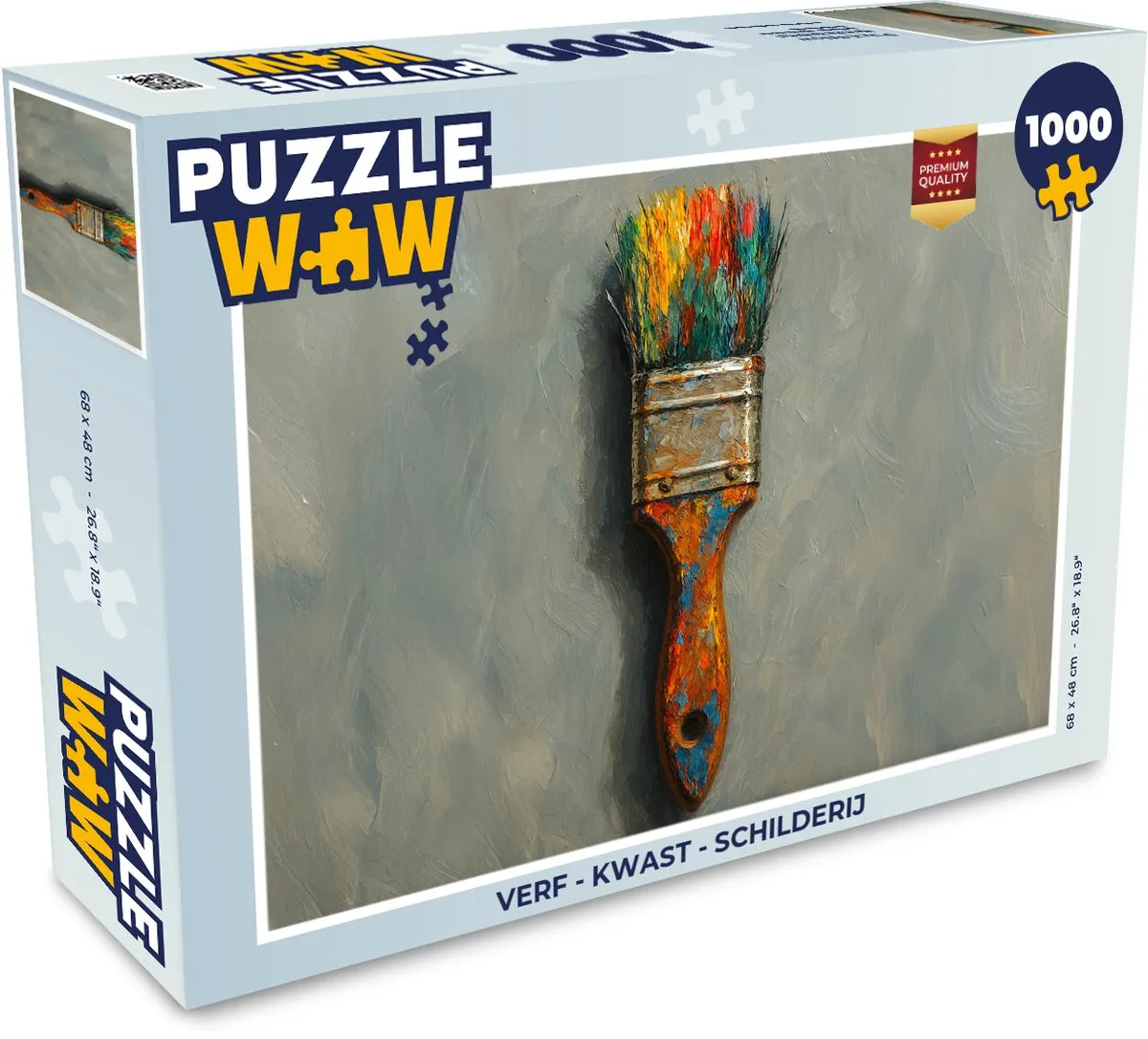 PuzzleWow Kwast Puzzel 1000 Stuks - 8721375314197