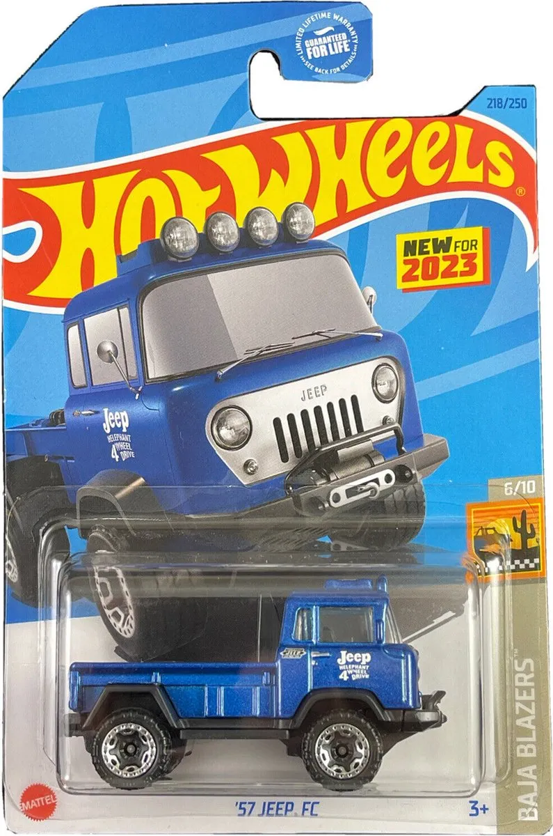 Hot Wheels '57 Jeep FC Baja Blazers 1:64