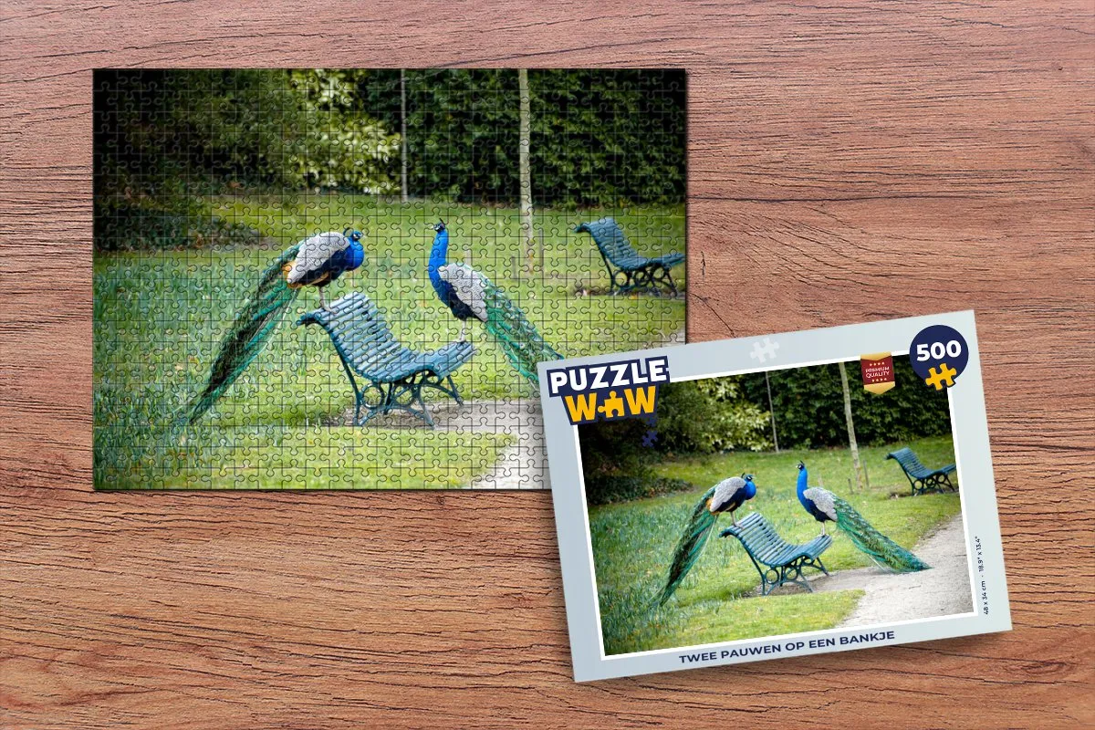 PuzzleWow Park Legpuzzel 500 Stuks - Multicolor
