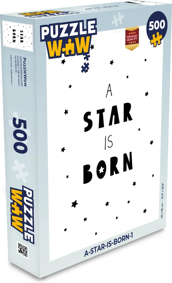 PuzzleWow Quotes A Star Is Born Legpuzzel 500 Stuks